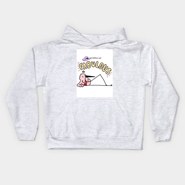 Bird Sides Kids Hoodie by SpaceKermit